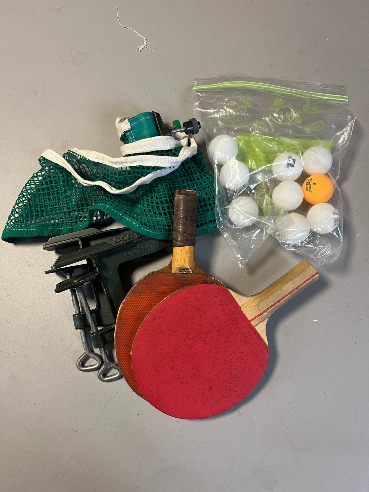 Tafeltennis set Cor Du Buy, Sport en Fitness, Ophalen of Verzenden, Zo goed als nieuw