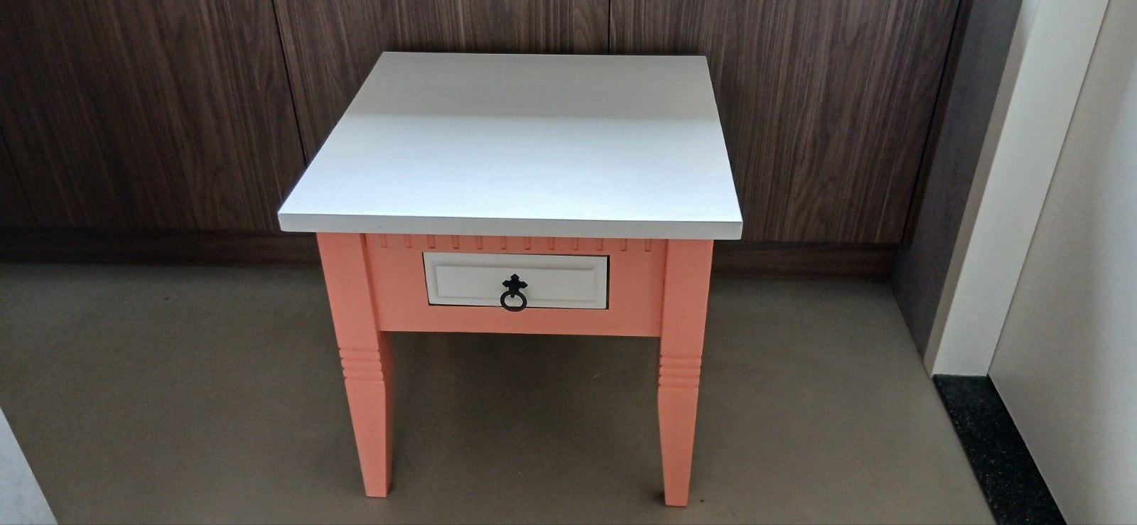 Kaptafel + tafeltje vintage-antiek, Ophalen