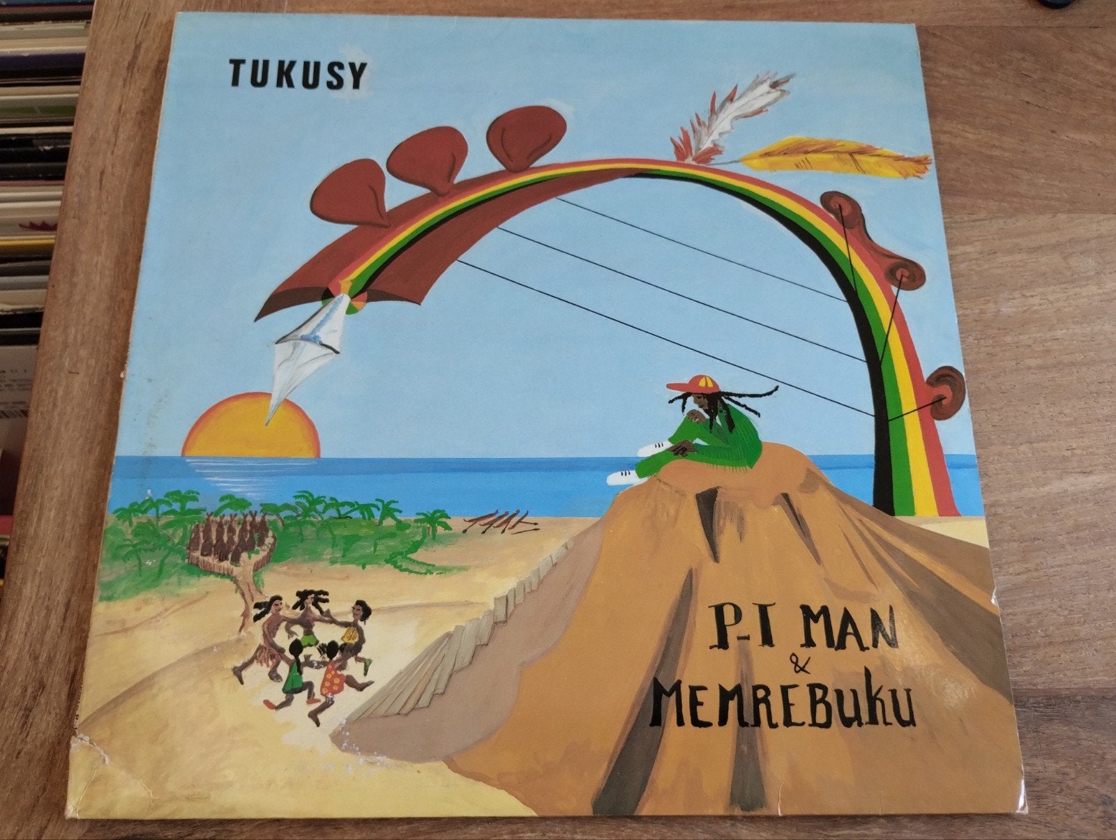 P-I Man & Menre Buku - Tukusy (LP) (Reggae), LP, Gebruikt, Pop, Originele persing
