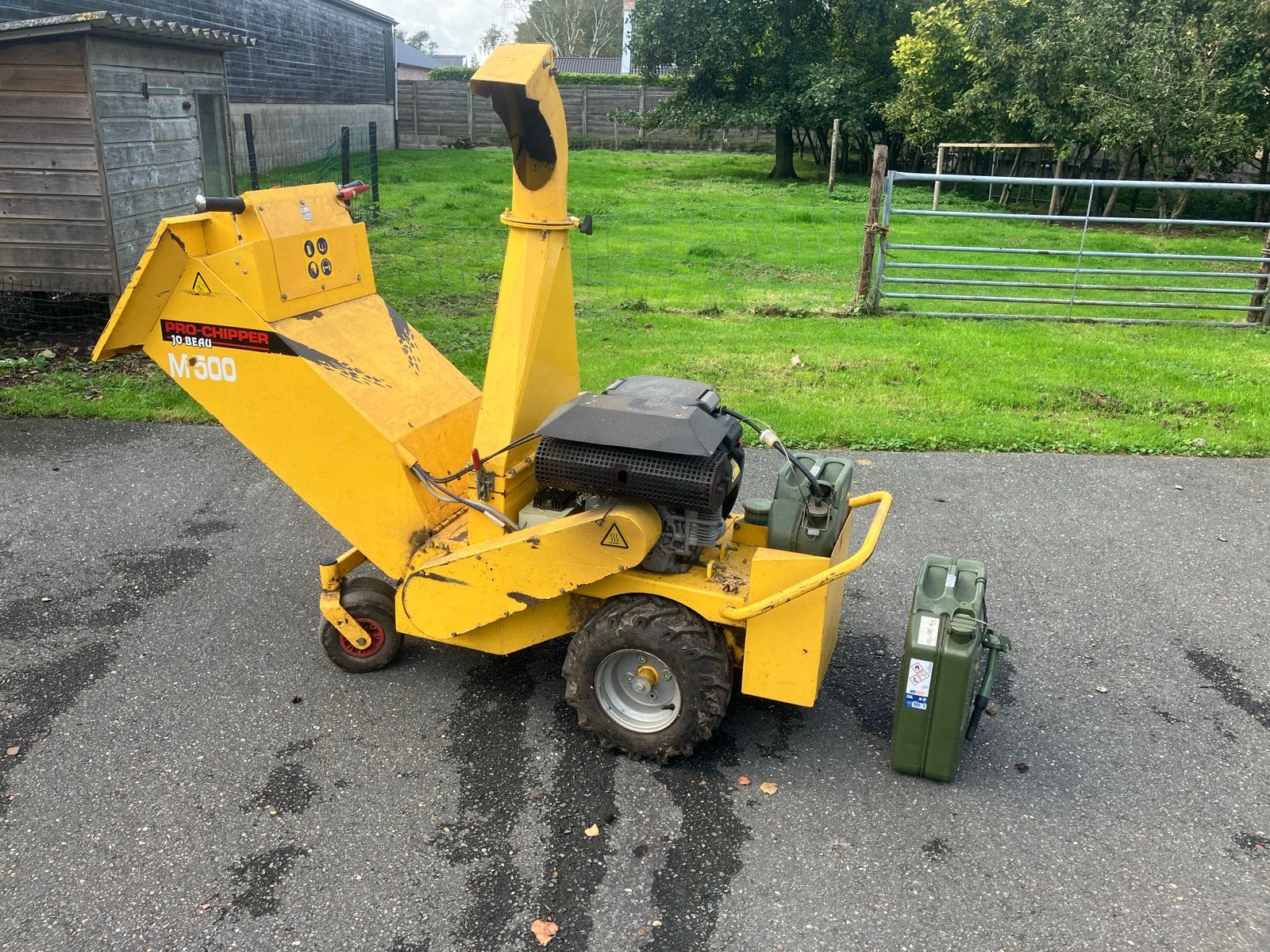 Houtversnipperaar Jo Beau M500 - Benzine, Ophalen, Gebruikt, Benzine