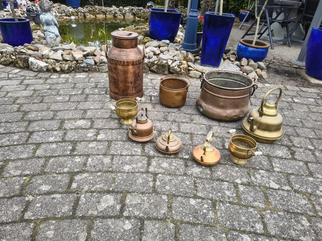 Koper achtige artikelen, Ophalen