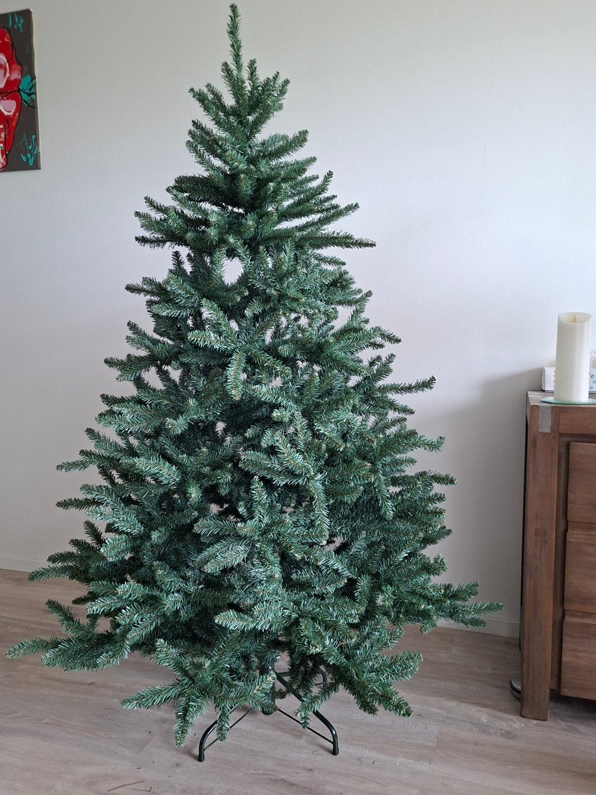 Matterhorn Blue kunstkerstboom( Intratuin) 185 cm, Ophalen, Zo goed als nieuw