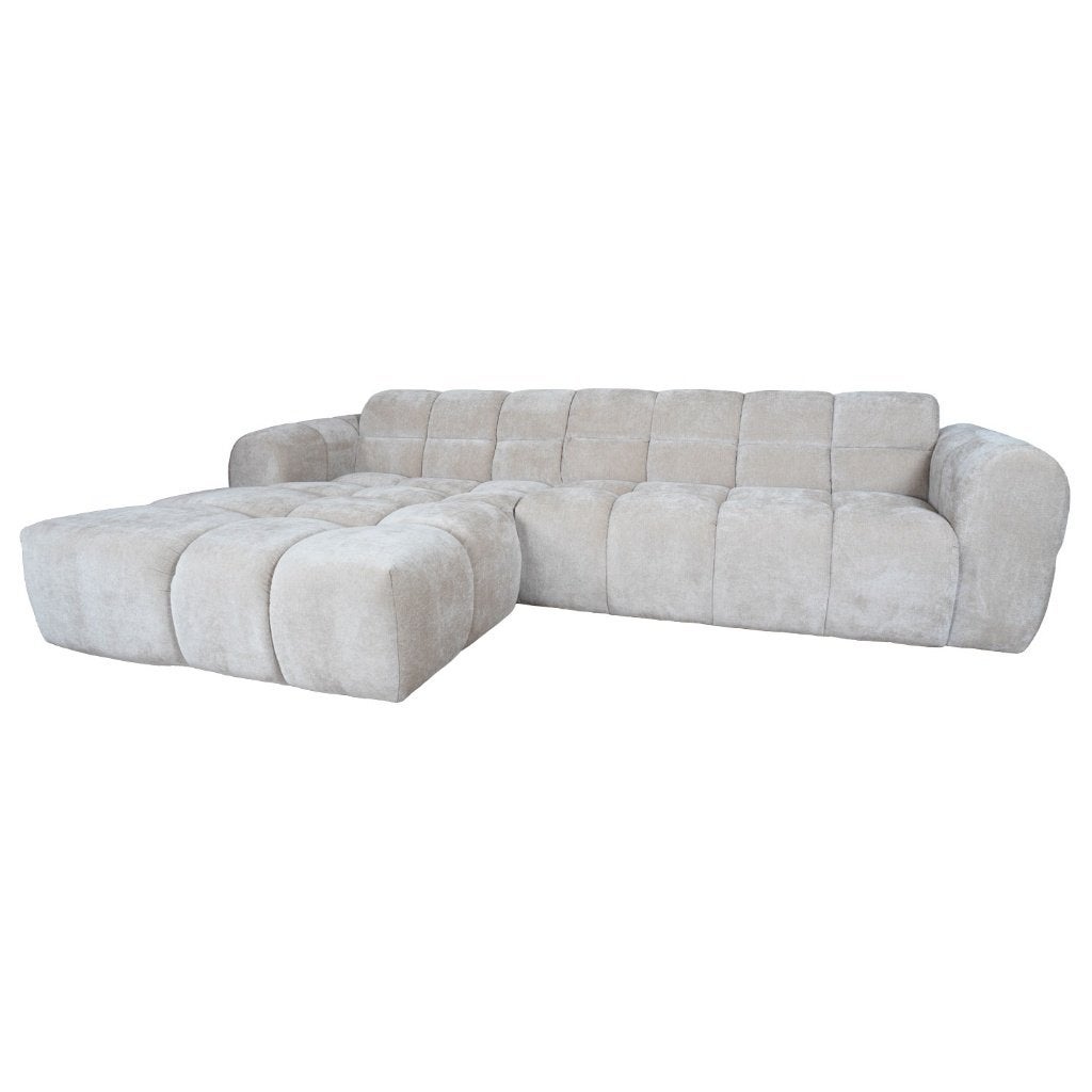 Hoekbank Emma La Vie 170 Beige – Links, 250 tot 300 cm, Verzenden, Hoekbank, Nieuw