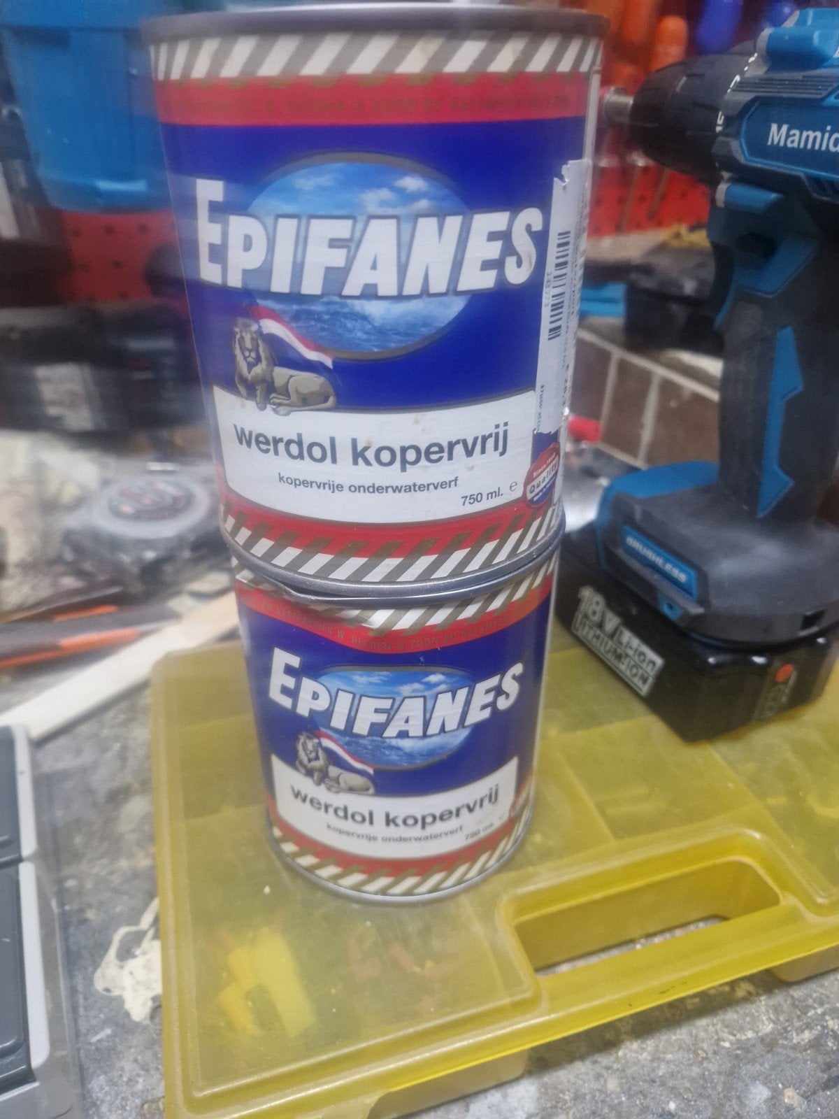 Epifanes Werdol Kopervrij Onderwaterverf 750ml, Watersport en Boten, Ophalen of Verzenden