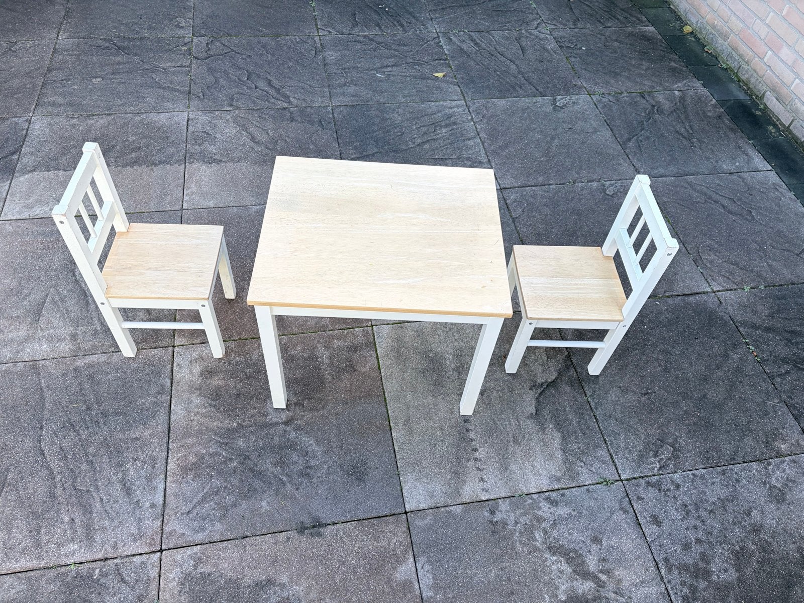 IKEA kinder tafel met 2 stoeltjes, Ophalen, Gebruikt, Tafel(s) en Stoel(en)