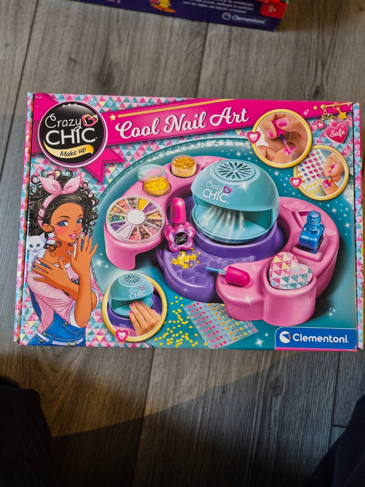 Crazy Chic Cool Nail Art Set Clementoni, Ophalen of Verzenden