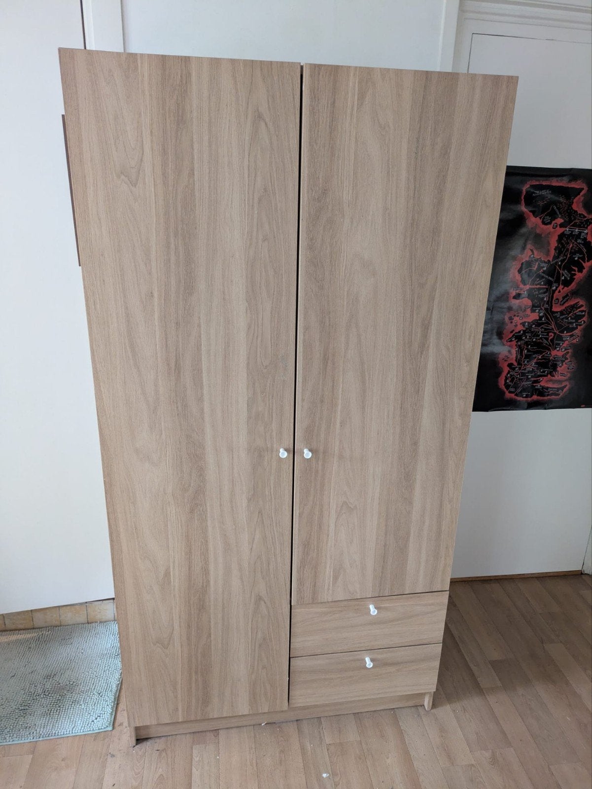 Mooie IKEA kledingkast gratis af te halen in Utrecht, Huis en Inrichting, Kasten | Kledingkasten, Gebruikt, 50 tot 100 cm, Modern