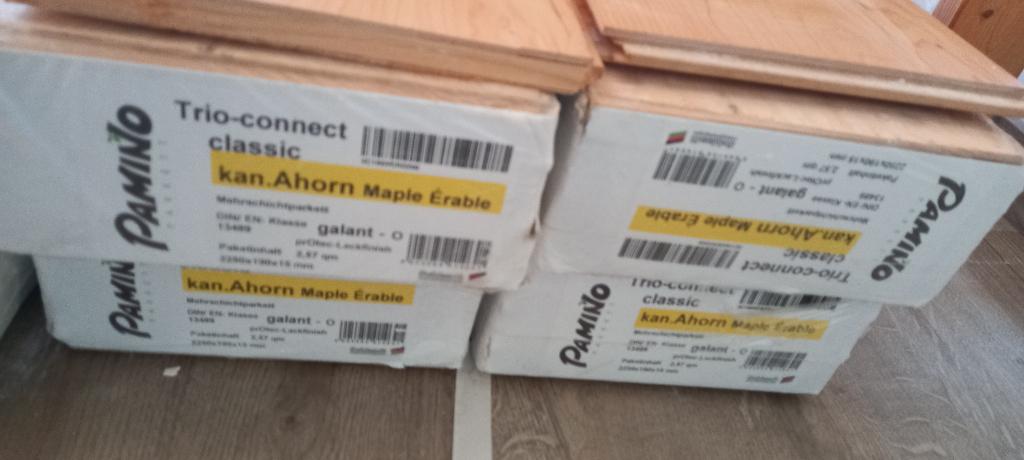 parket new, Nieuw, 10 m² of meer, 10 tot 30 cm, Hout