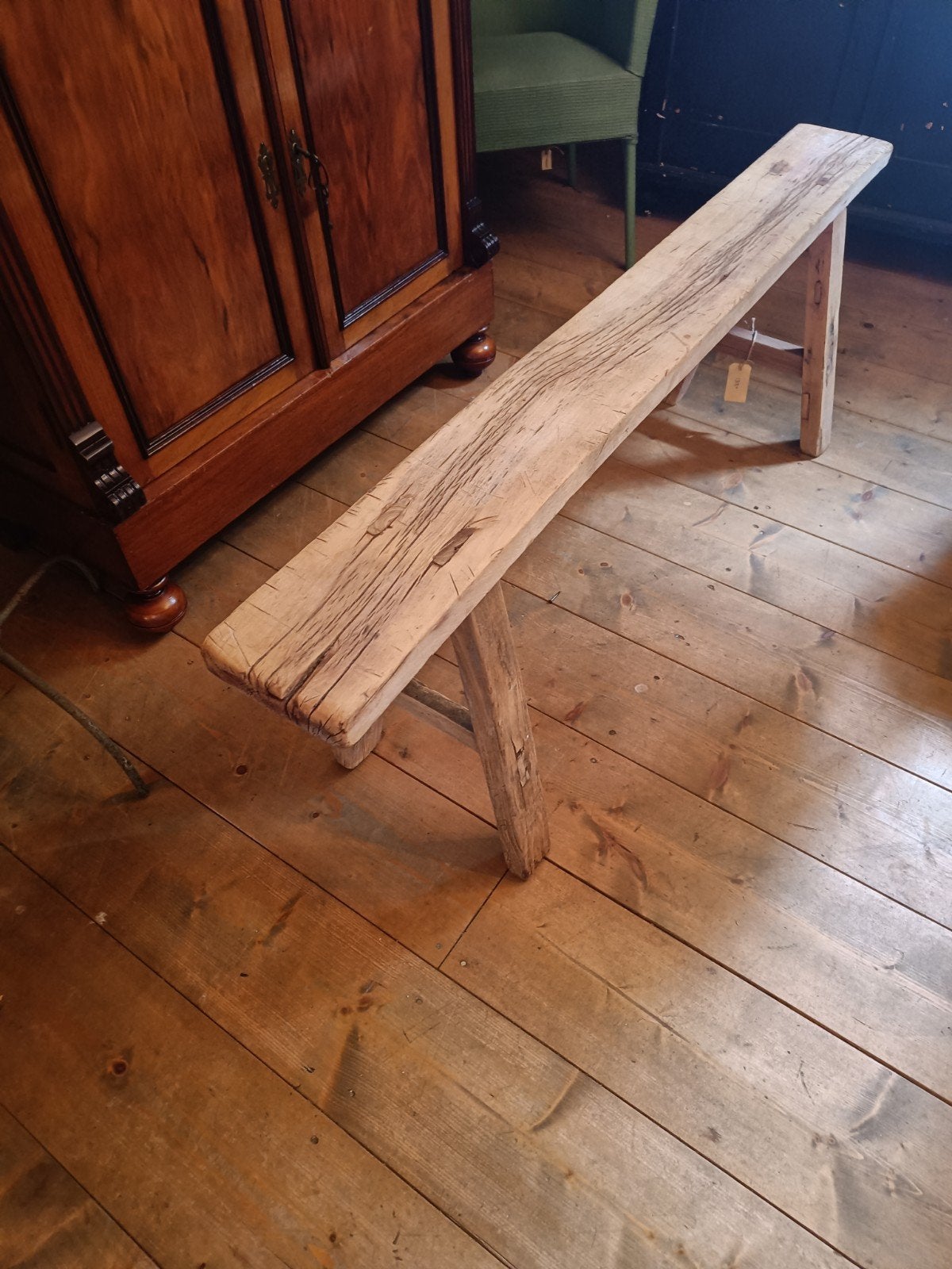 Robuust Chinees bankje - 150 cm lang, Ophalen