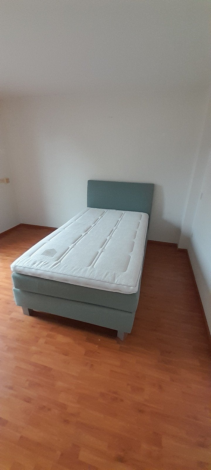 Boxspring 120/220 met topper, Ophalen, Zo goed als nieuw, Twijfelaar, 120 cm
