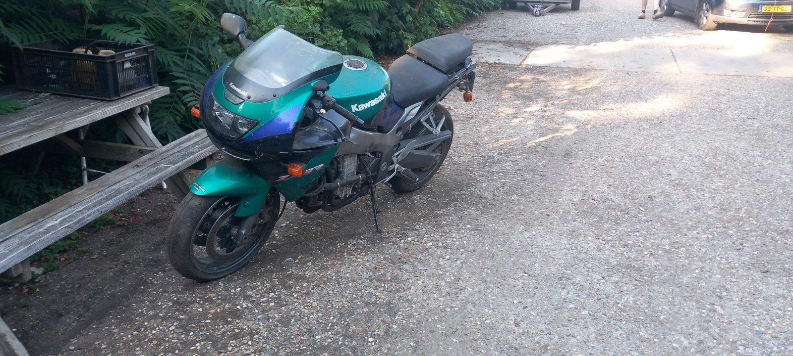 Kawasaki Ninja ZX9R, Ophalen, Gebruikt