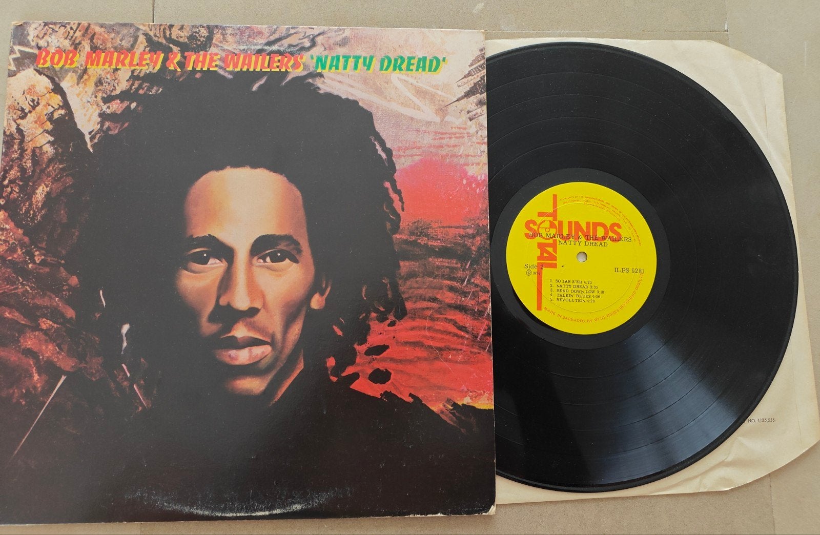 reggae Lp Bob Marley. Natty dread (Barbados), Verzenden, LP