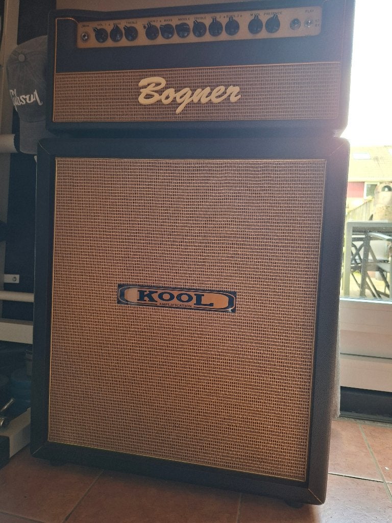Bogner Shiva Reverb Head + 2x12 Custom Made Kool, Muziek en Instrumenten, Ophalen, Gebruikt, Gitaar, 50 tot 100 watt