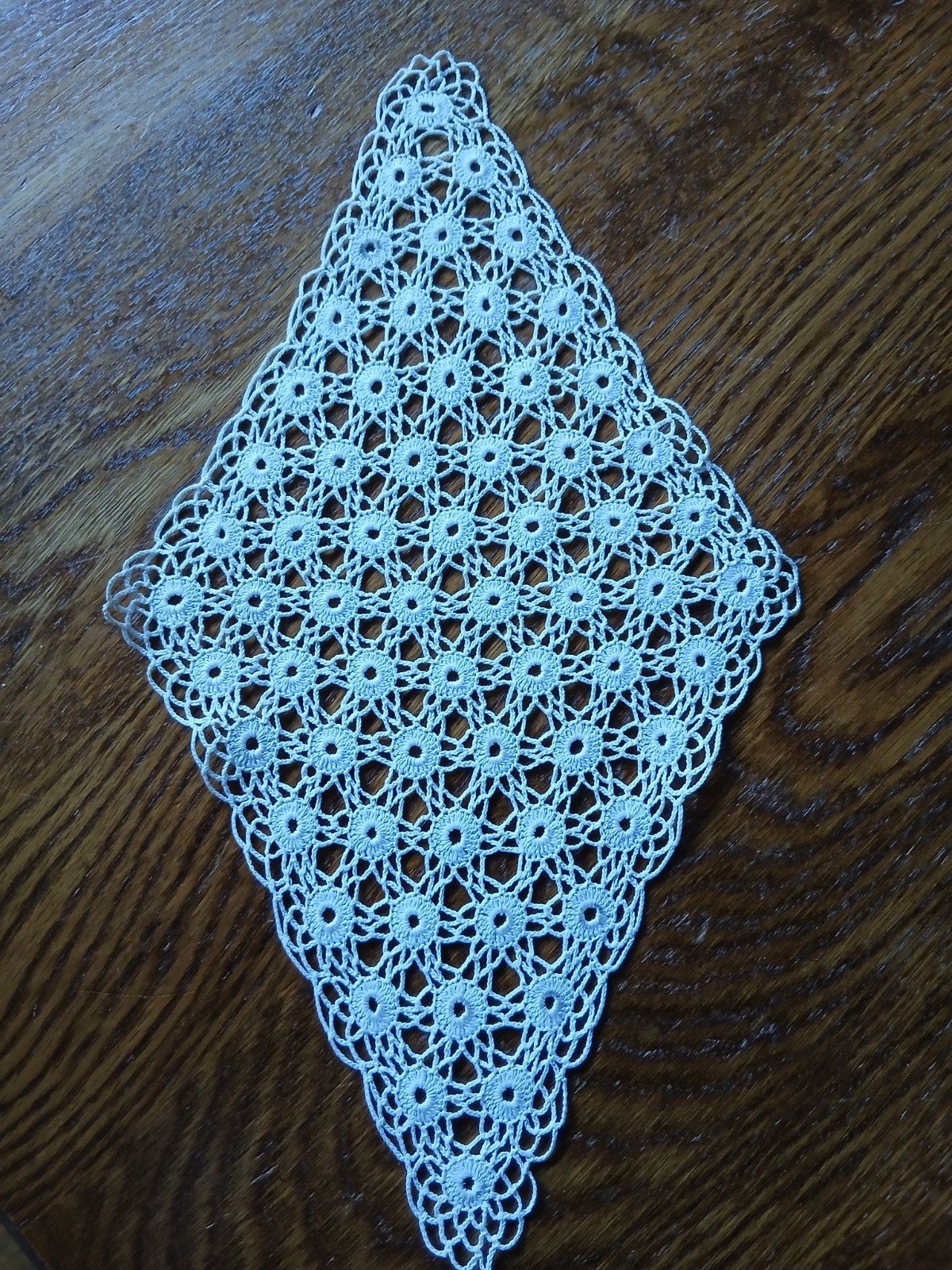 Vintage gehaakt kleedje - handwerk, Ophalen of Verzenden, Gebruikt, Haken, Overige typen