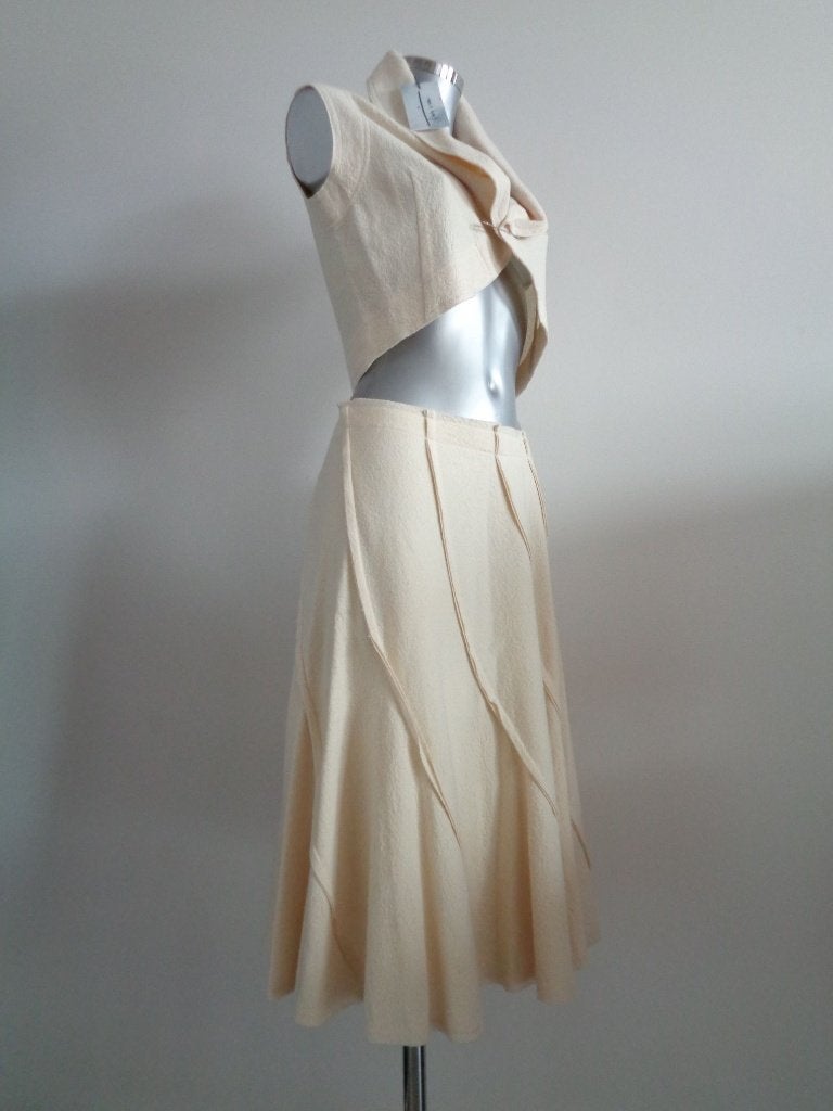 Twice as Nice co-ord set - rok + top, zuiver scheerwol nieuw, Maat 38/40 (M), Kostuum of Pak, Overige kleuren, Nieuw