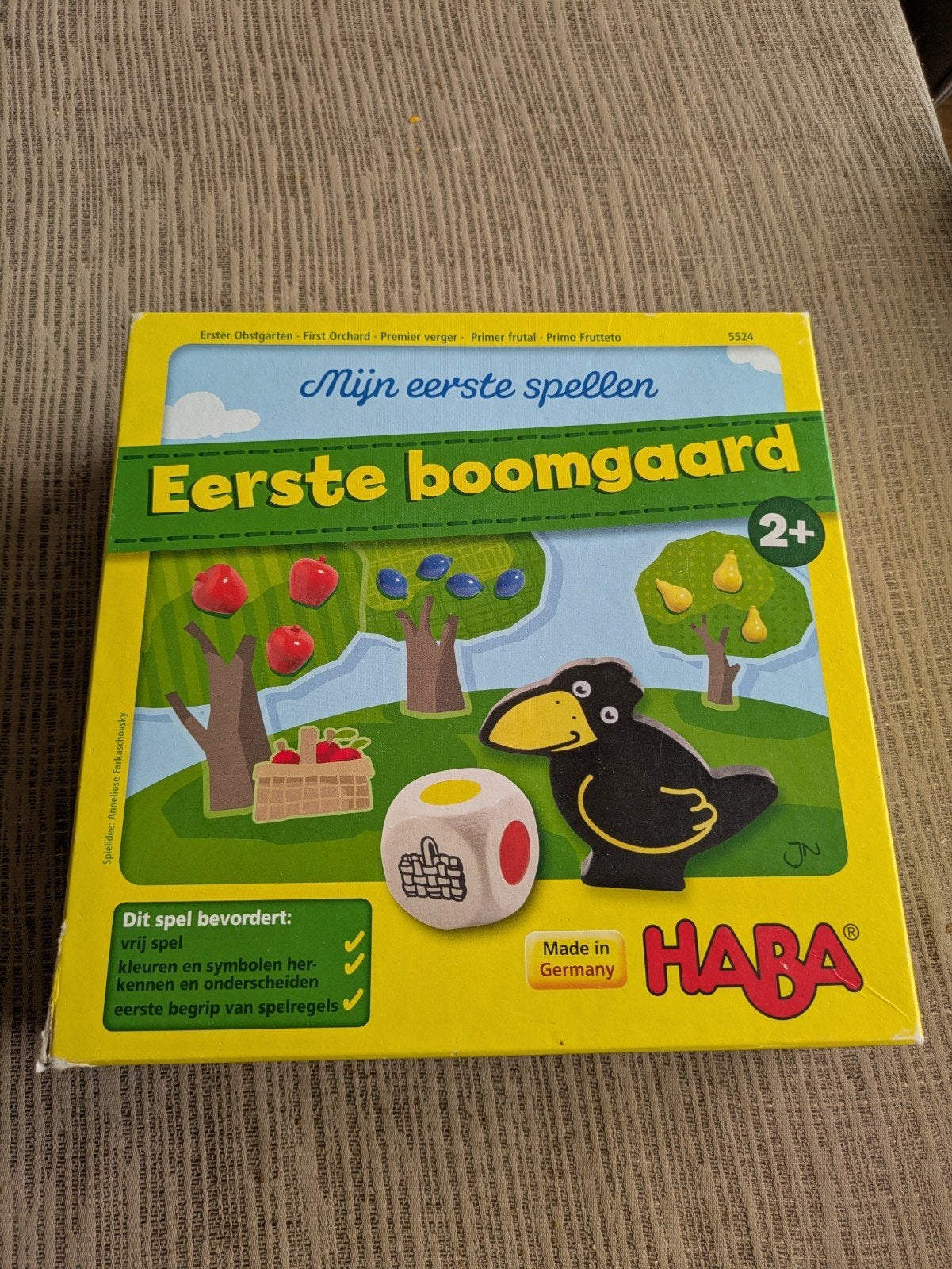 HABA Mijn Eerste Spellen: Eerste Boomgaard (2+), Een of twee spelers, Ophalen, Gebruikt, HABA