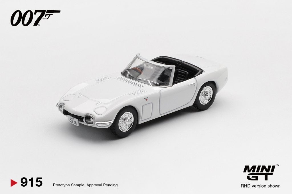 Mini GT Toyota 2000GT *You Only Live Twice* English Blister, Www.rubensmodelautos.nl, Auto, Nieuw, Ophalen of Verzenden