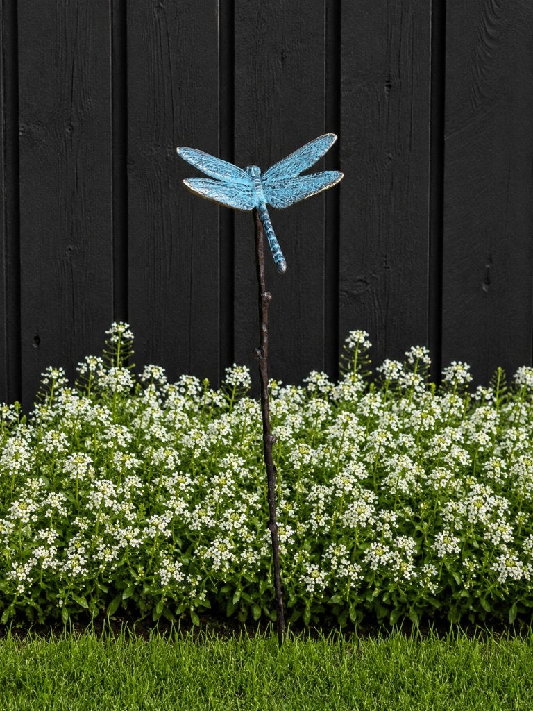 LIBELLE / tuinprikker / brons, Tuin en Terras, Huis en tuin decoratie Marie, Nieuw, Info@huisentuindecoratiemarie.nl, Peize