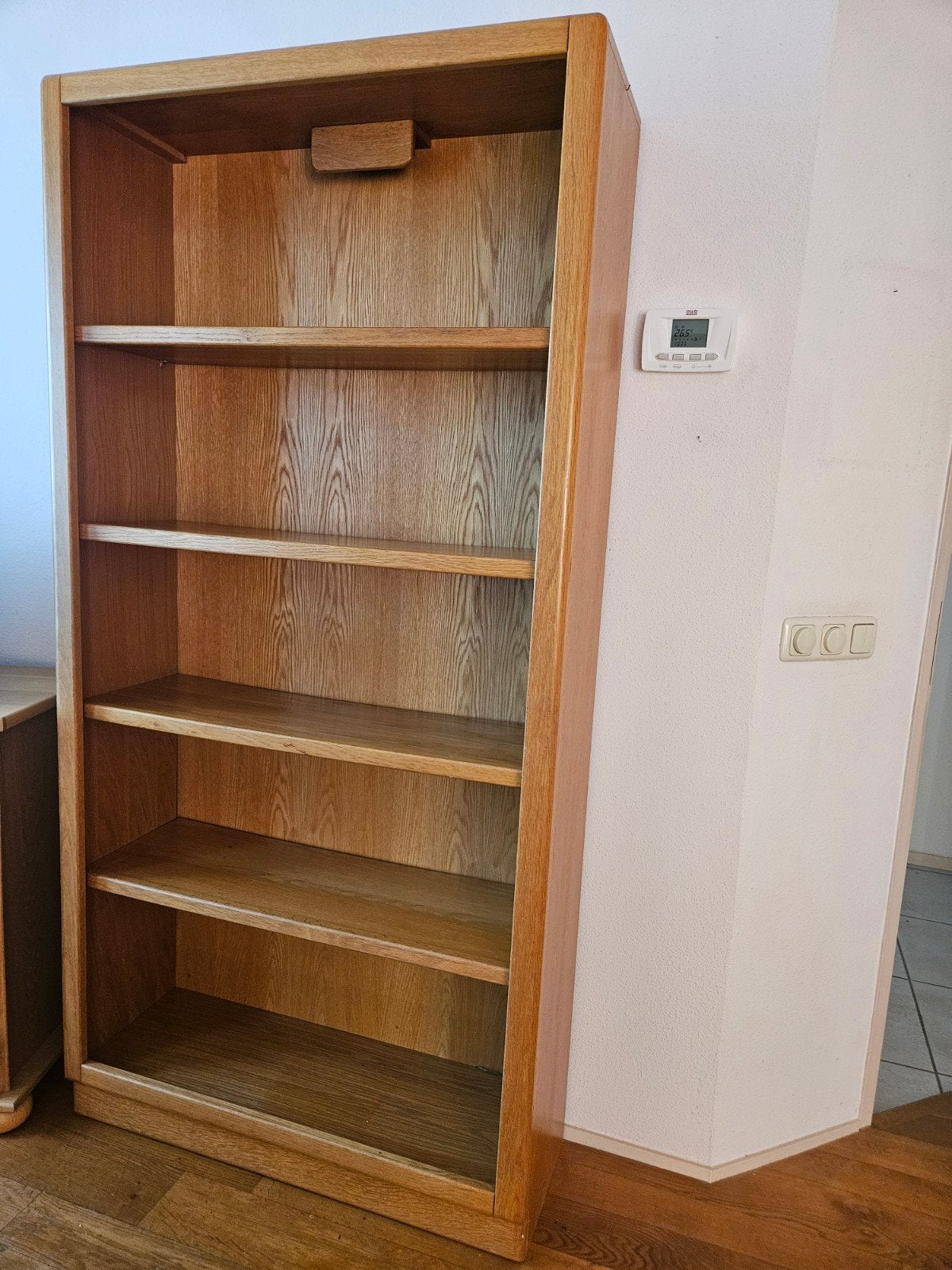 Blank eiken boekenkast, Ophalen, 25 tot 50 cm, 150 tot 200 cm