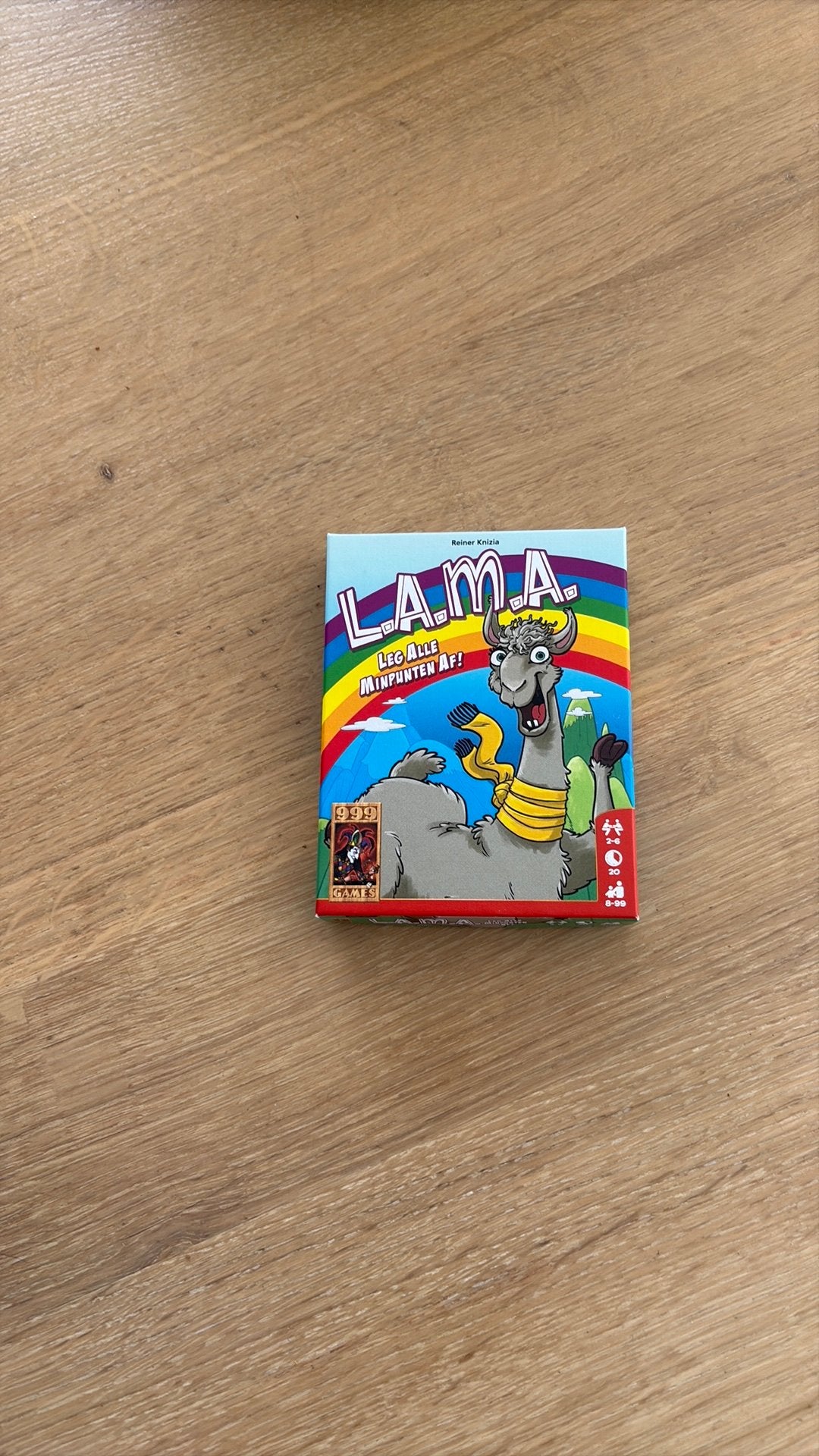 Reisspel Lama, Hobby en Vrije tijd, Gezelschapsspellen | Kaartspellen, Verzenden, Zo goed als nieuw