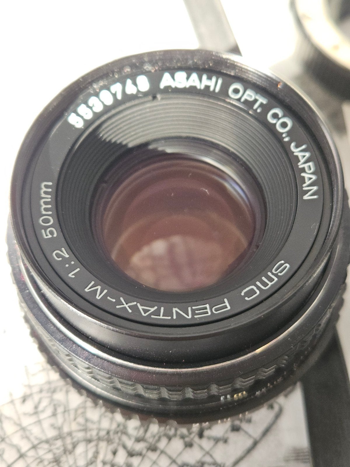 Pentax M 50mm f/2 PK lens, Ophalen of Verzenden, Gebruikt, Standaardlens