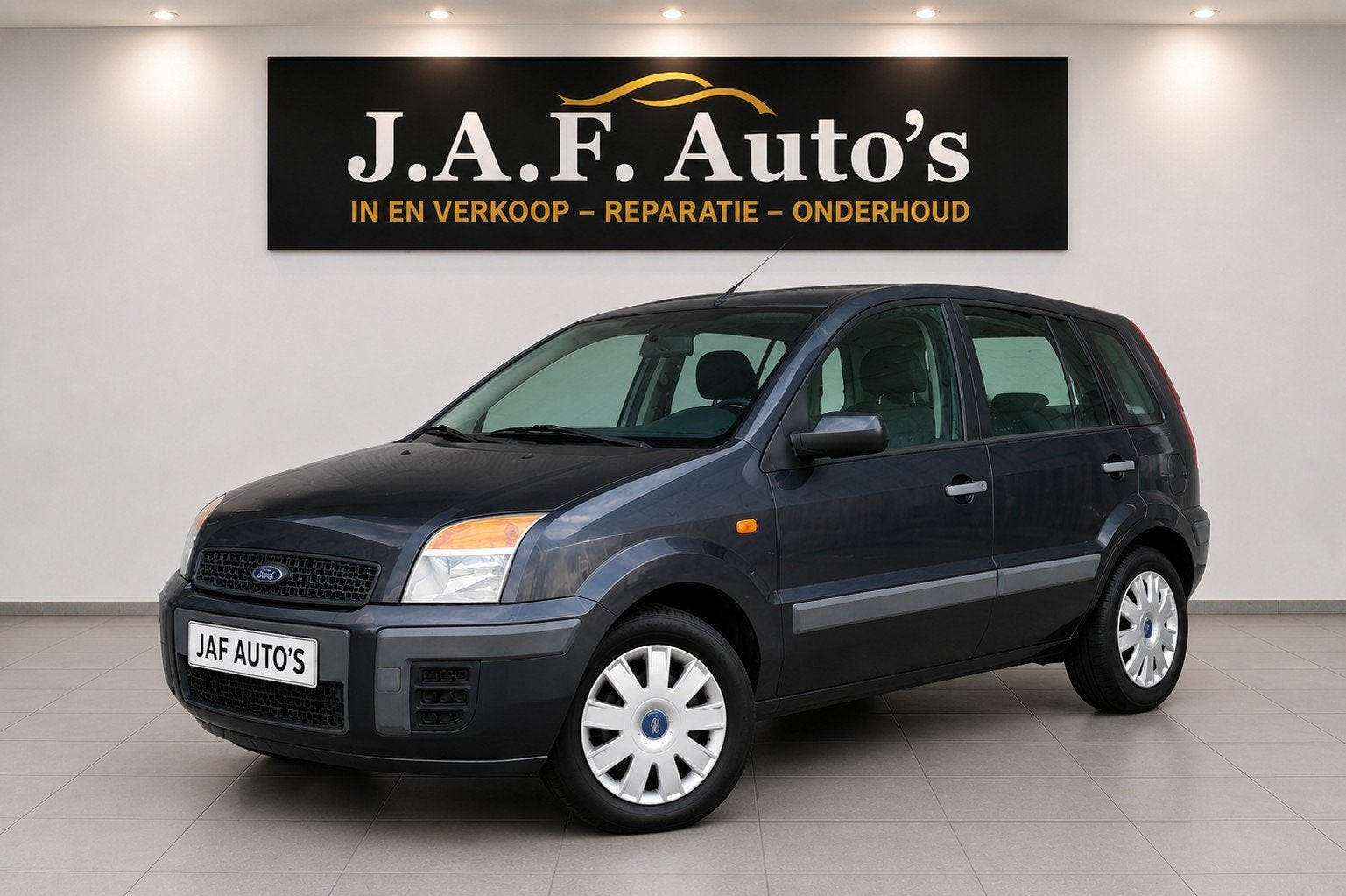 Ford Fusion 1.4 16V 2009 Airco Nw APK!, Auto's, Ford, Voorwielaandrijving, 15 km/l, 49 €/maand, Origineel Nederlands