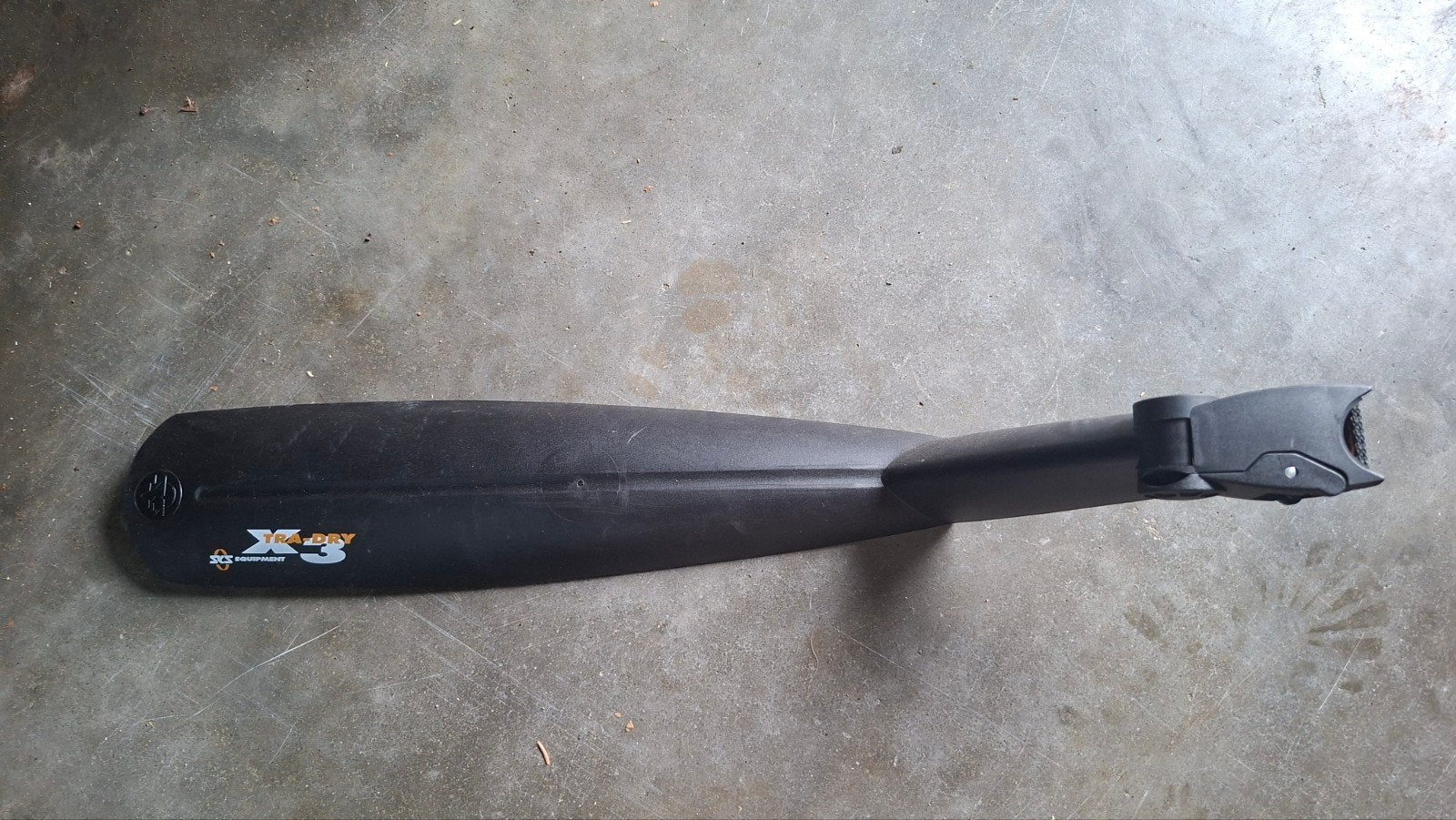 Zwart spatbord voor fiets Merk/type: SKS X-tra-Dry, Spatbord, Kunststof, Ophalen of Verzenden, Zo goed als nieuw
