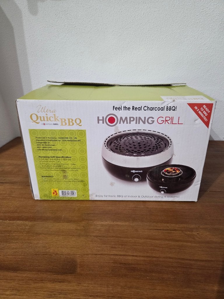 Homping grill, Ophalen of Verzenden, Uitneembare platen, Nieuw