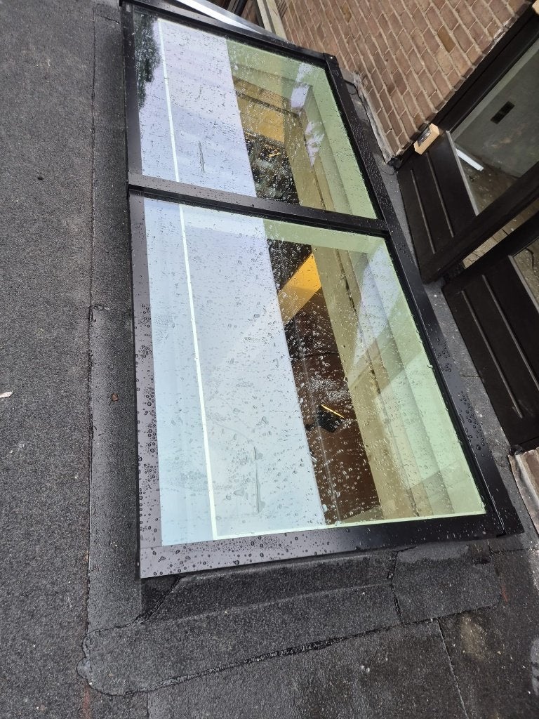 Nieuwe duurzame mahonie hardhouten lichtstraten 1970 x 970, Ophalen, 80 tot 120 cm, 160 cm of meer, Dubbelglas
