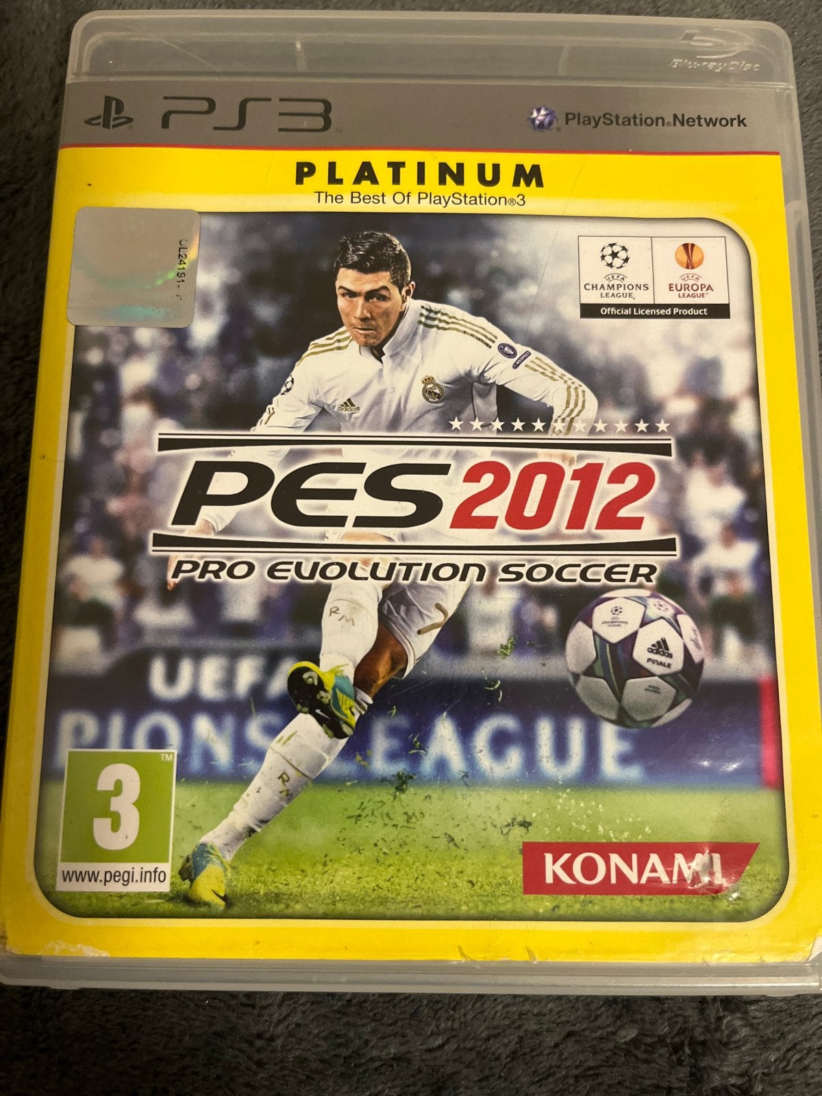 PES 2012 Pro Evolution Soccer PS3 Platinum Edition, Gebruikt, Eén computer, Ophalen of Verzenden, Sport