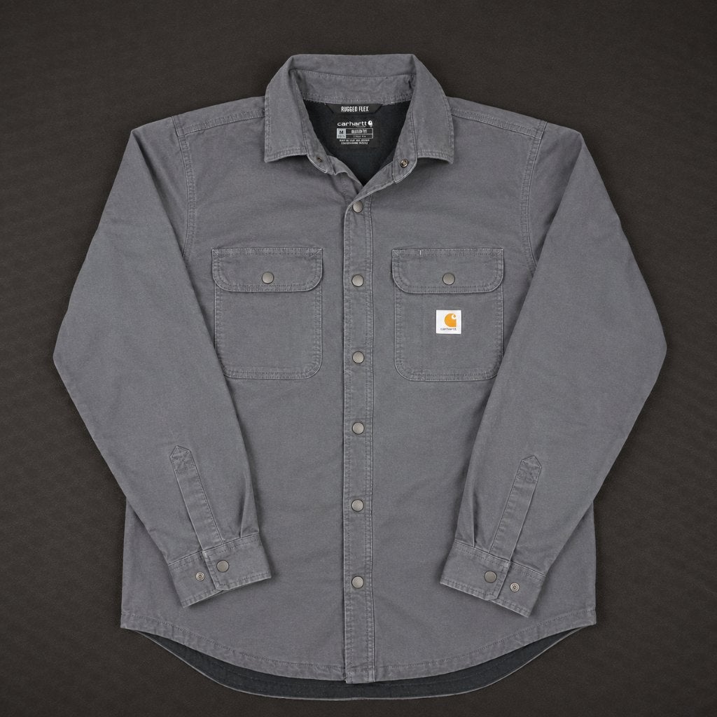 Carhartt shacket grijs maat XL – heren workwear overshirt, Carhartt, Maat 56/58 (XL), Ophalen of Verzenden, Zo goed als nieuw