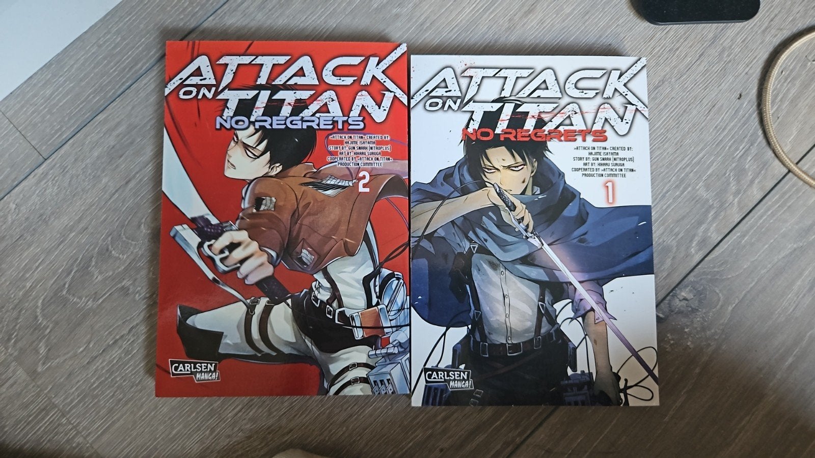 2 duitse Attack on titan manga boeken!, Meerdere comics, Ophalen of Verzenden, Zo goed als nieuw, Japan (Manga)