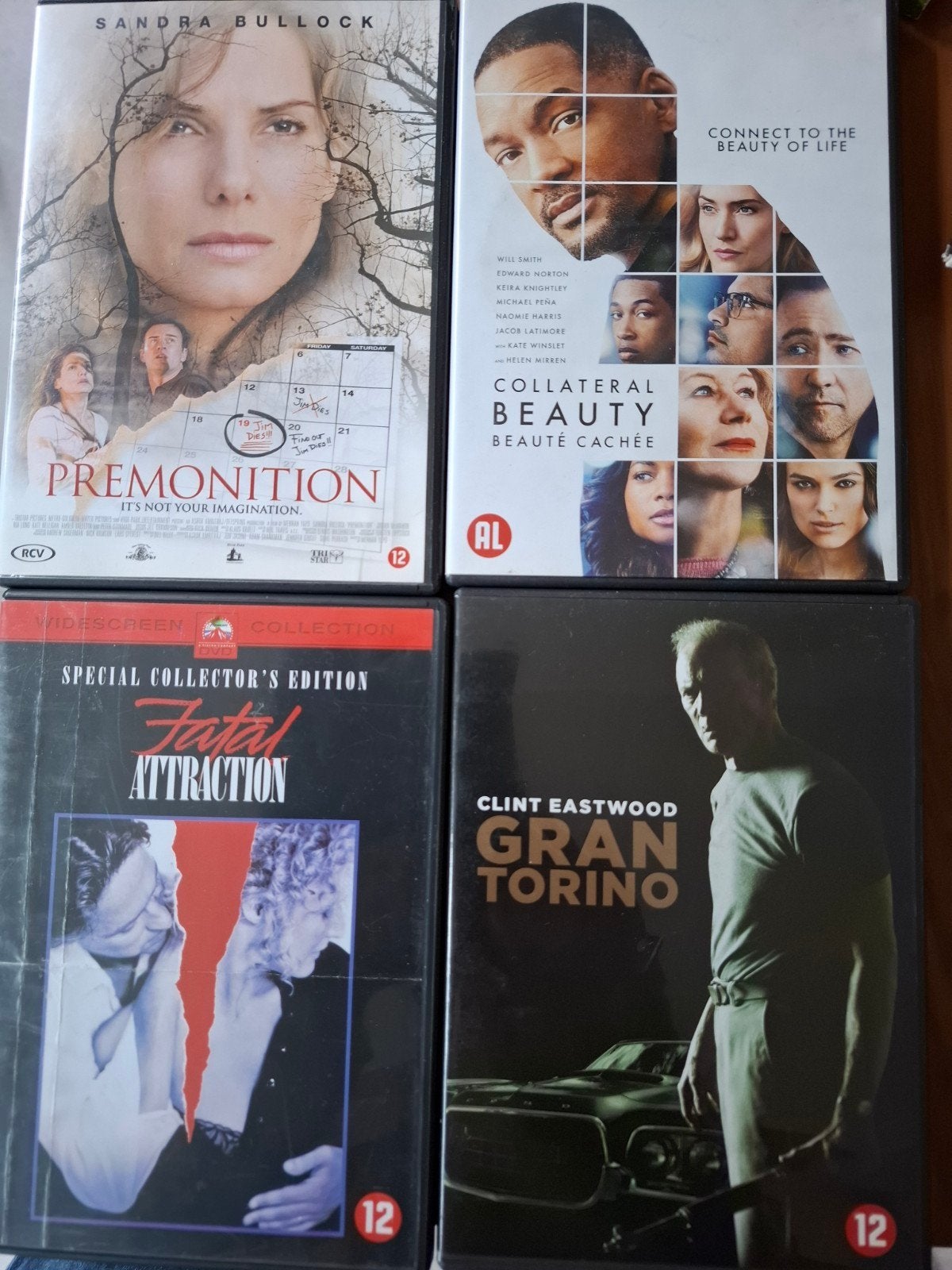 4 x dvd voor 1,50 euro per stuk, Alle leeftijden, Ophalen of Verzenden, Zo goed als nieuw