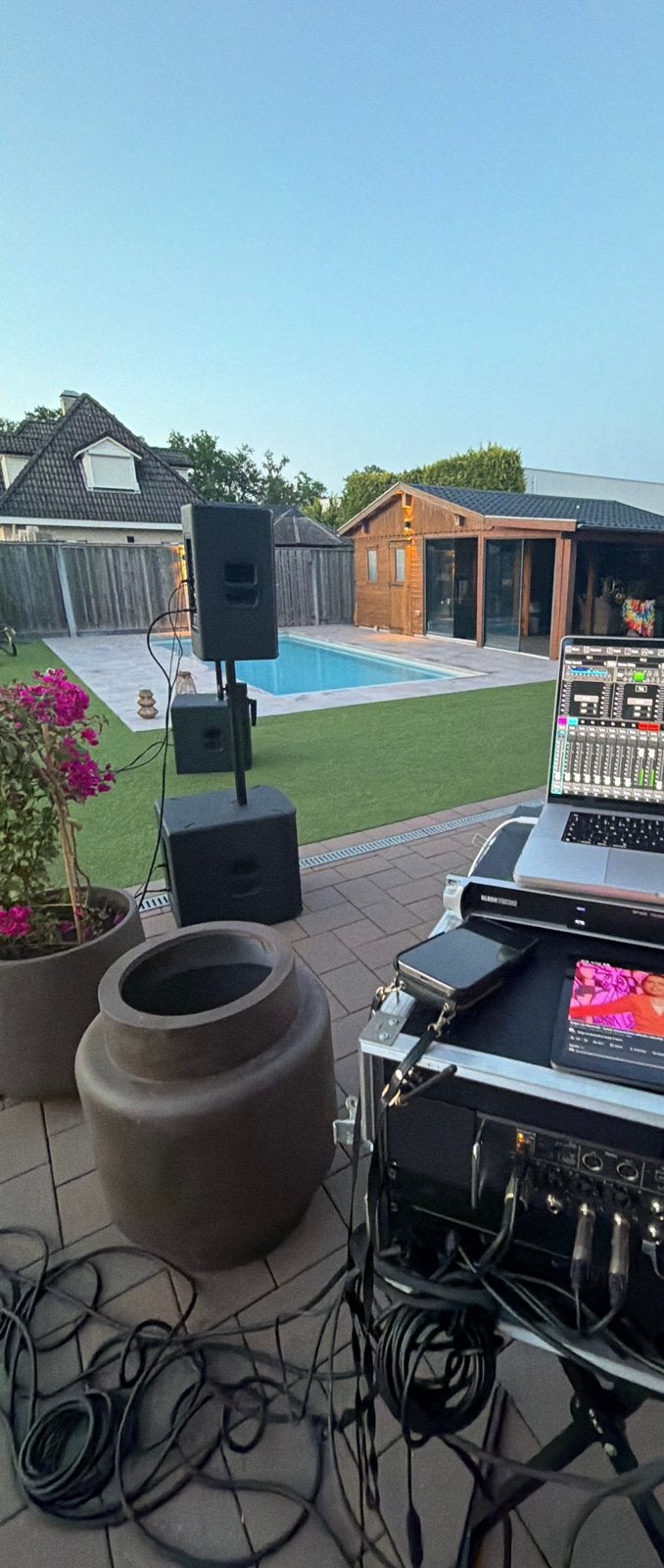 JBL PRX 800/900 Serie PA Set met Hoezen tussenpalen etc., Ophalen, Gebruikt, Overige typen, JBL