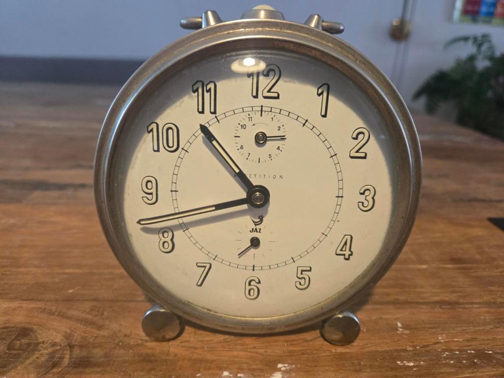 Jaz Repetition Antique Desk Clock (50's/60's), Antiek en Kunst, Ophalen of Verzenden