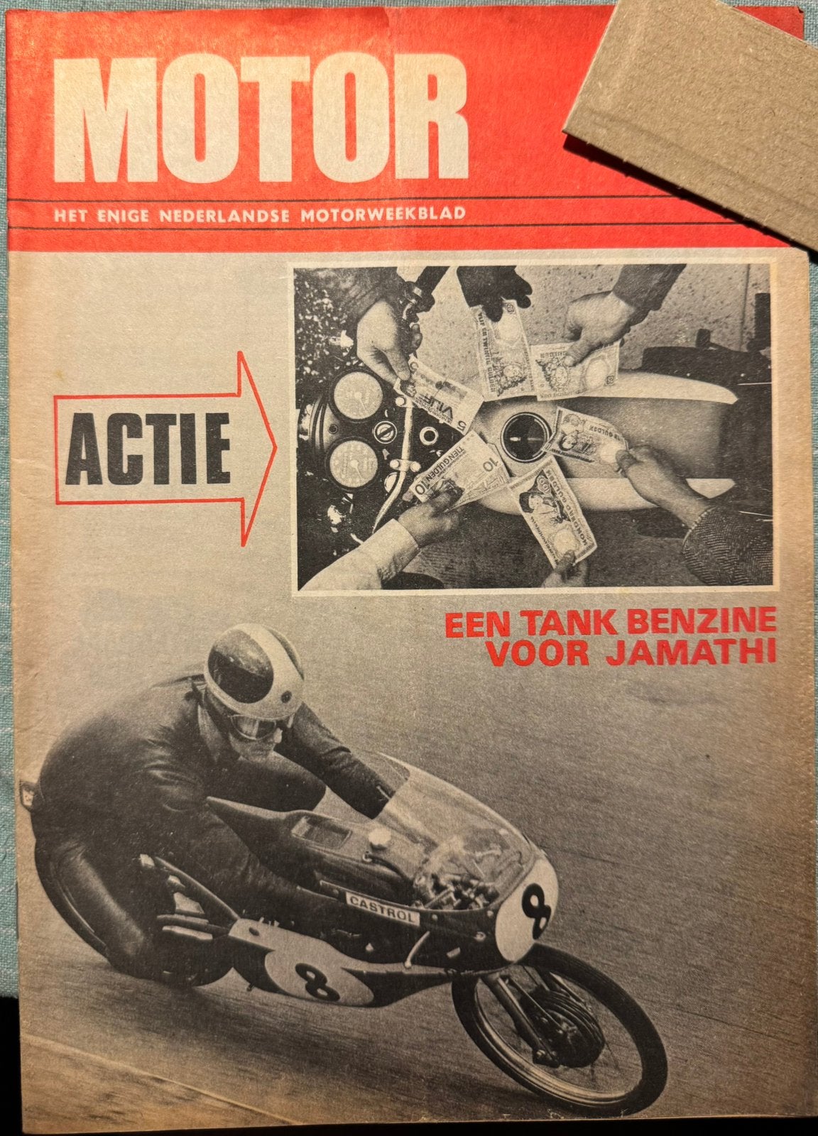 Artikel Jamathi inzamelingsactie 1972, Verzenden, Zo goed als nieuw, Motoren