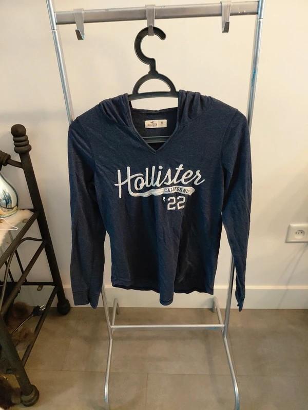 Hollister hoodie maat M, Maat 38/40 (M), Blauw, Ophalen of Verzenden, Gedragen