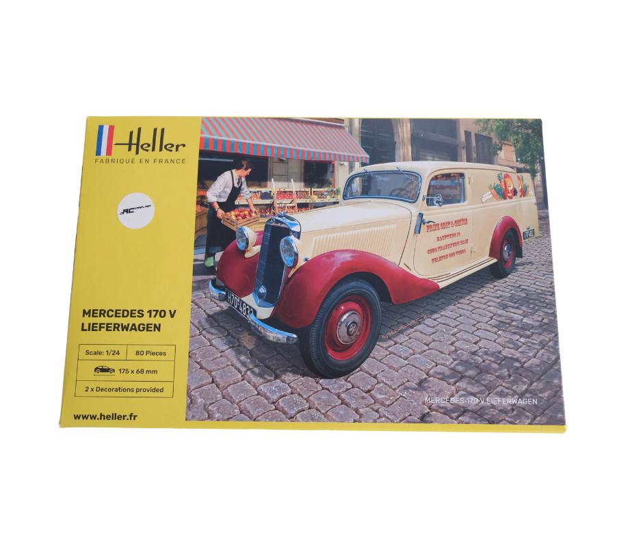 Heller MB 170 Lieferwagen HEL-80736 1/24, Overige merken, Auto, Groter dan 1:32, Nieuw