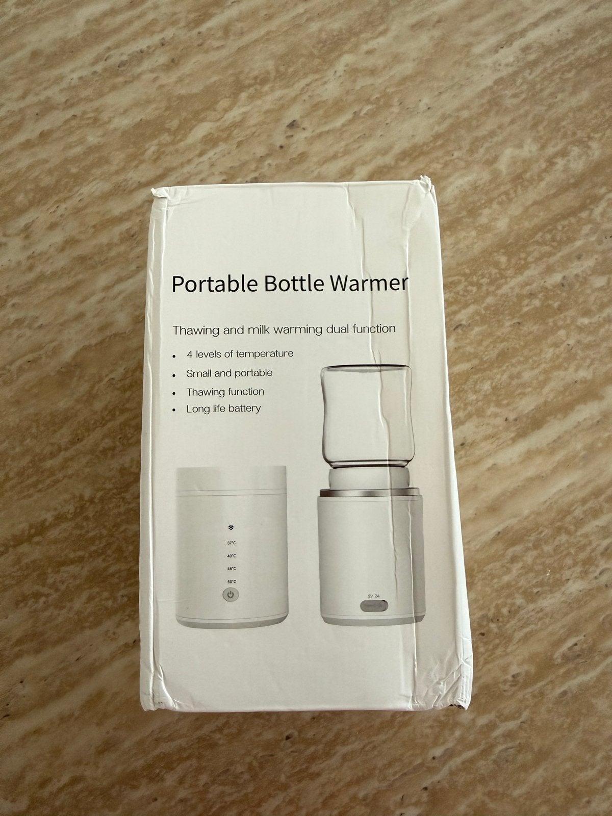 Draagbare Flessenwarmer met Ontdooifunctie, Nieuw, Ophalen of Verzenden, Draagbaar, Flessen- of potjesverwarmer