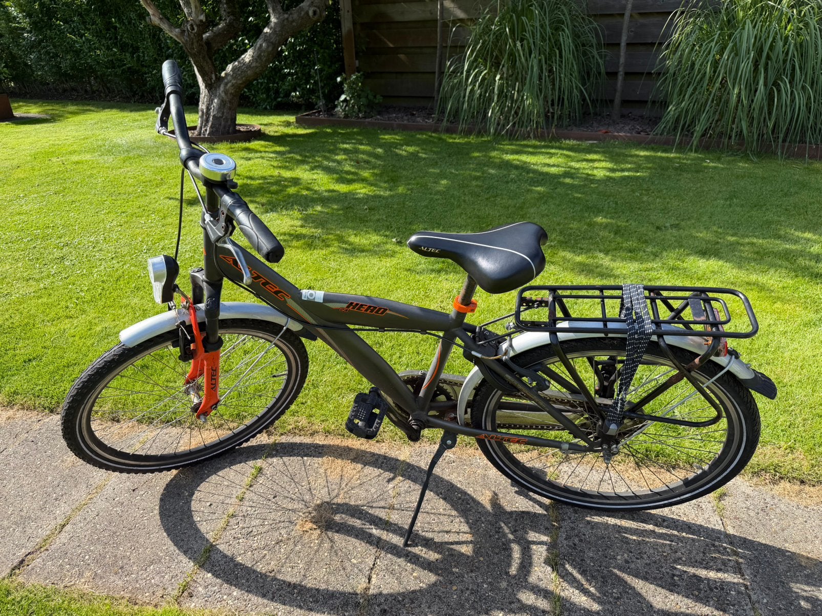 Altec jongensfiets - wielmaat 24”, Ophalen, Velgrem, Handrem, Gebruikt