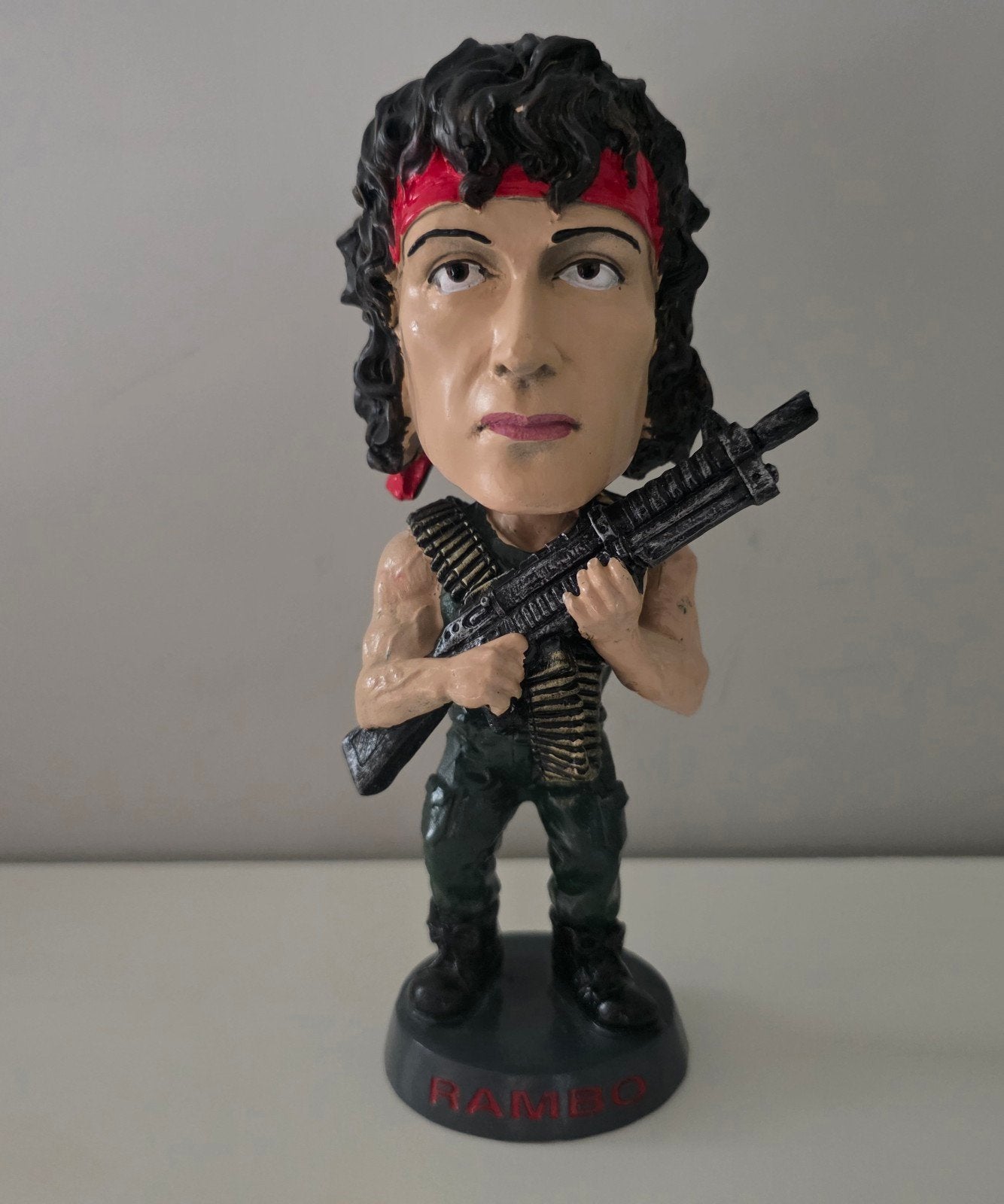 rambo bobbelhead zeldzaam figuur nieuw in doos, Verzamelen, Poppetjes en Figuurtjes, Ophalen of Verzenden, Nieuw
