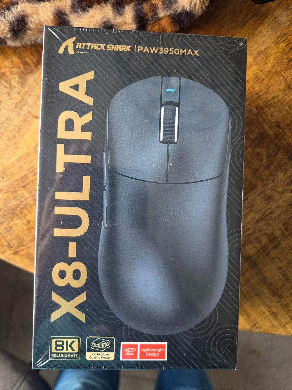 Attack Shark X8 Ultra Gaming Muis Zwart, Ophalen, Muis, Gaming muis, Nieuw