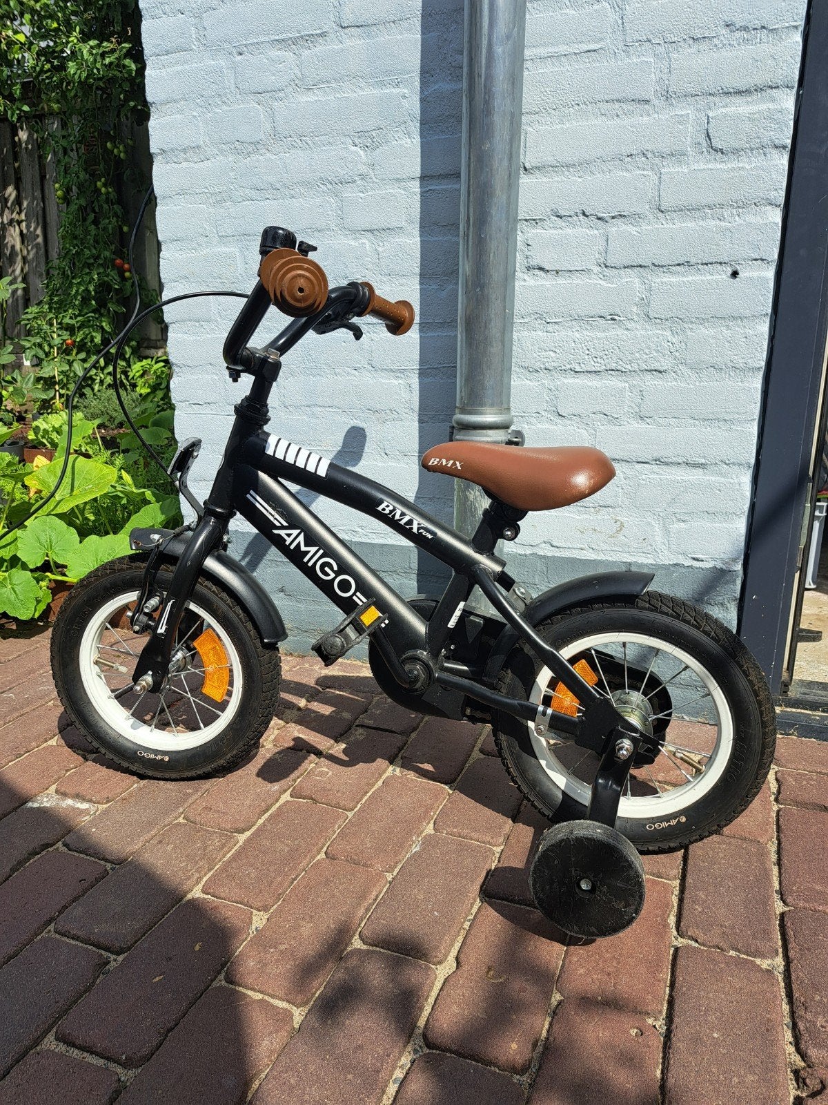 Amigo BMX Fun 12 inch jongensfiets met zijwieltjes, Ophalen, Gebruikt, Overige merken