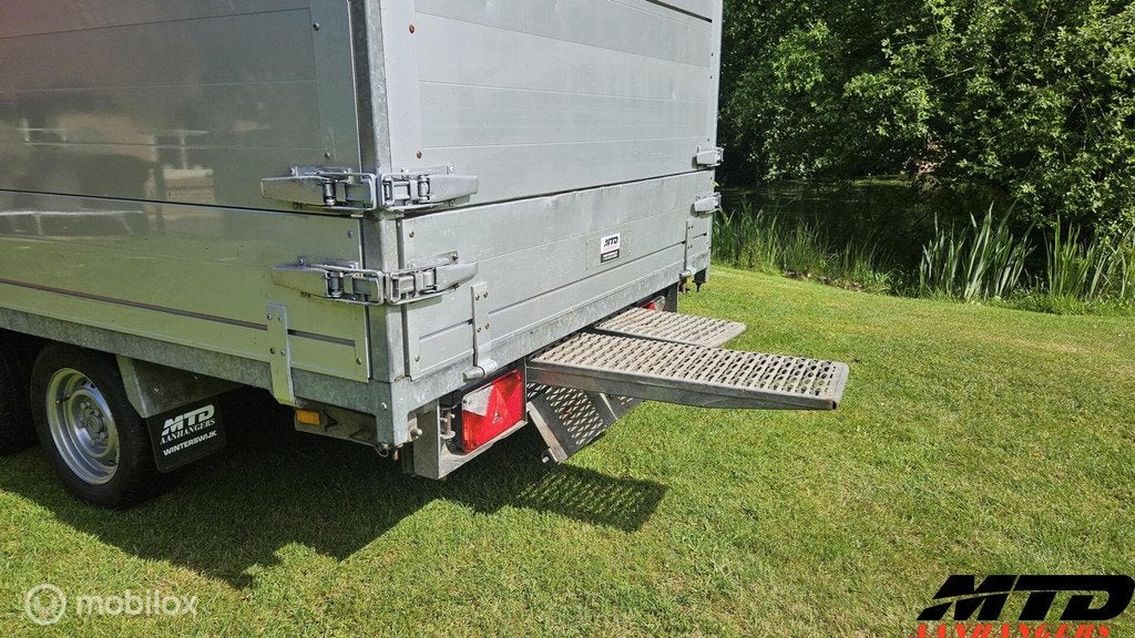 Anssems Elektrische 3 zijdige kipper hoge borden & oprijpl, Auto diversen, Aanhangers en Bagagewagens, Gebruikt