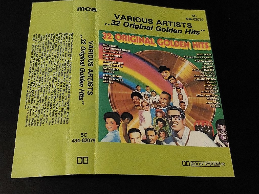 32 ORIGINAL GOLDEN HITS (MC), Ophalen of Verzenden, Zo goed als nieuw, Origineel, Met bewaardoos, rek of koffer