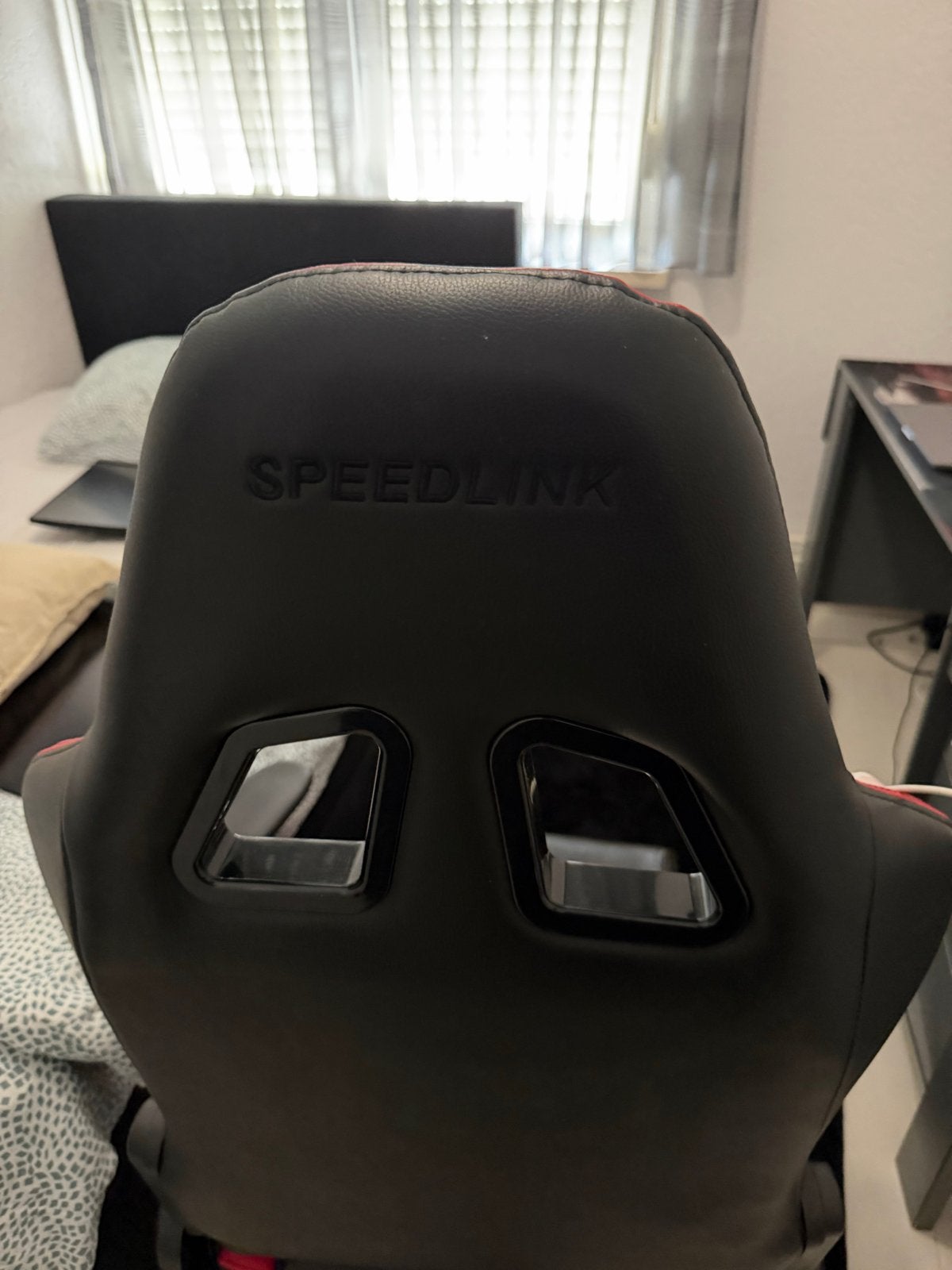 Speedlink Gaming Bureaustoel Rood/Zwart, Ophalen, Zo goed als nieuw, Gaming bureaustoel, Bureaustoel