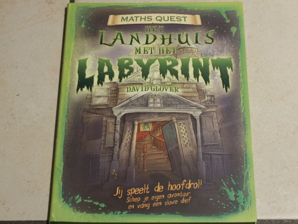 Maths Quest Het landhuis met het Labyrint / David Glover, Boeken, Ophalen of Verzenden, Zo goed als nieuw, Fictie algemeen
