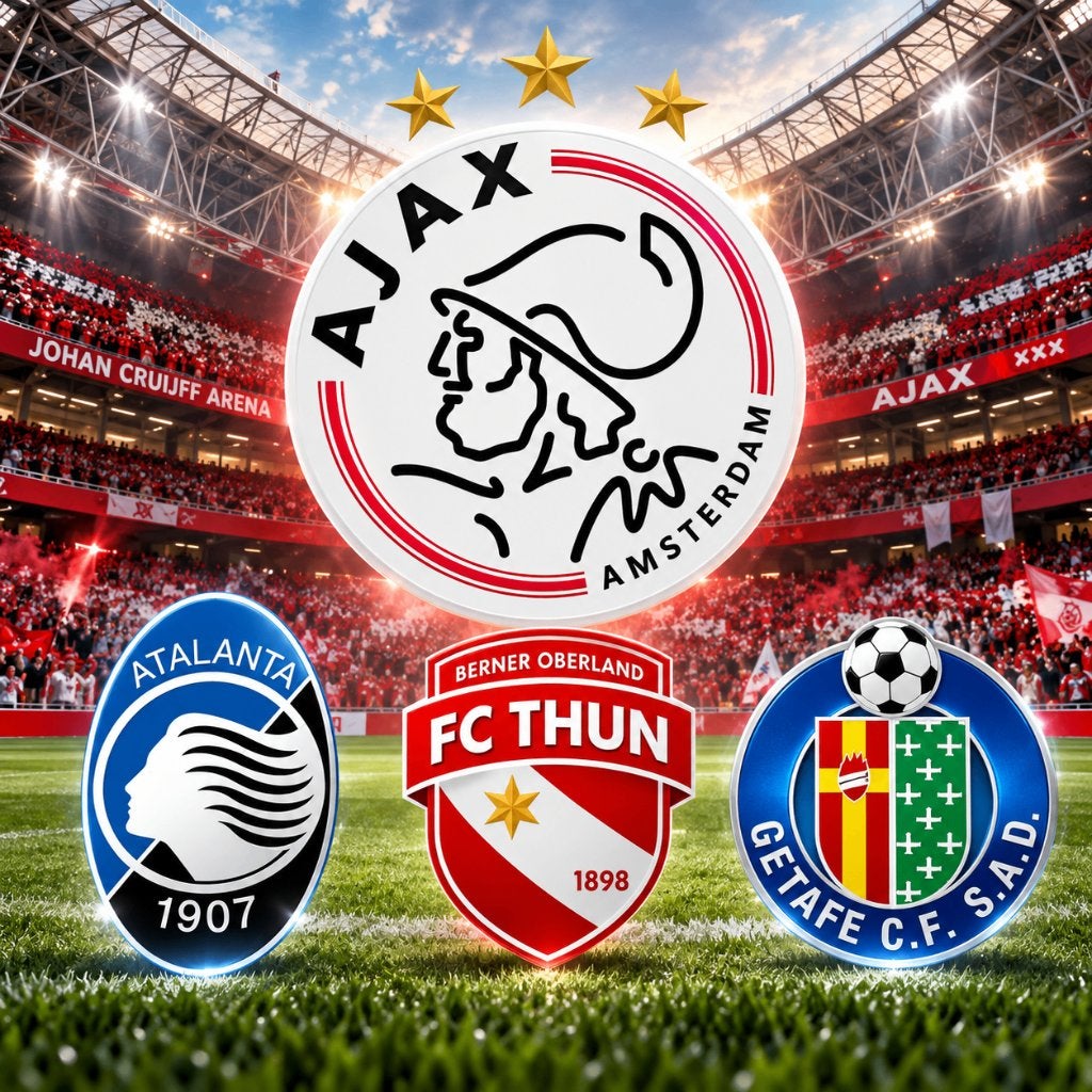 Losse Ajax kaartjes: Atalanta, Thun en Getafe, Eén persoon