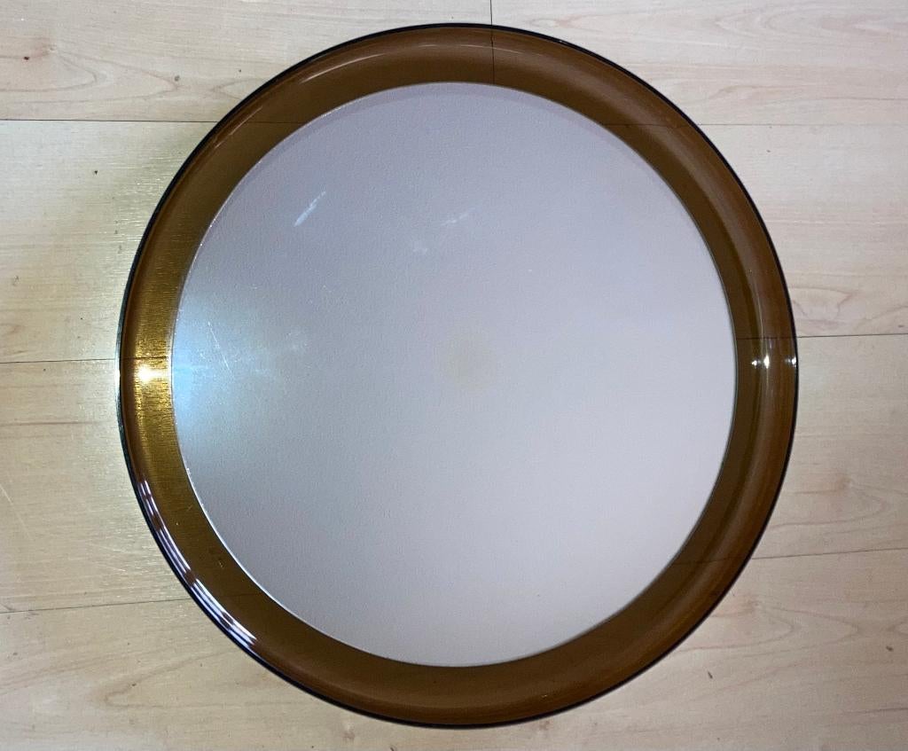 Vintage Guzzini spiegel, Minder dan 50 cm, Ophalen of Verzenden, Zo goed als nieuw, Minder dan 100 cm