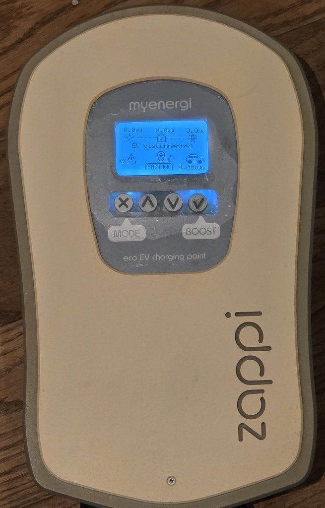 Zappi V1 lader, Ophalen, Gebruikt, Laadpaal